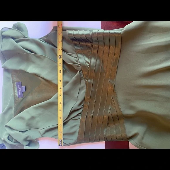 Liz Claiborne Green Midi Dress - Picture 9 of 9